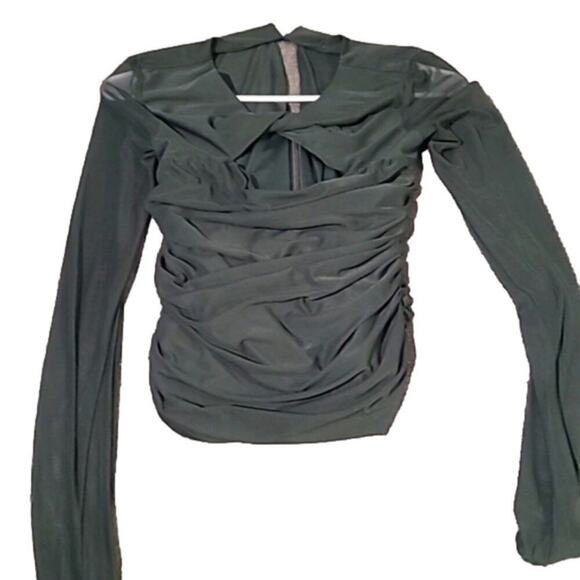 AMANDA UPRICHARD Shadia top in Moss green Size XS.‎ - Picture 1 of 4